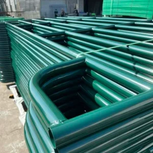 6’ x 12’ Green Powder-Coated Fence Panel